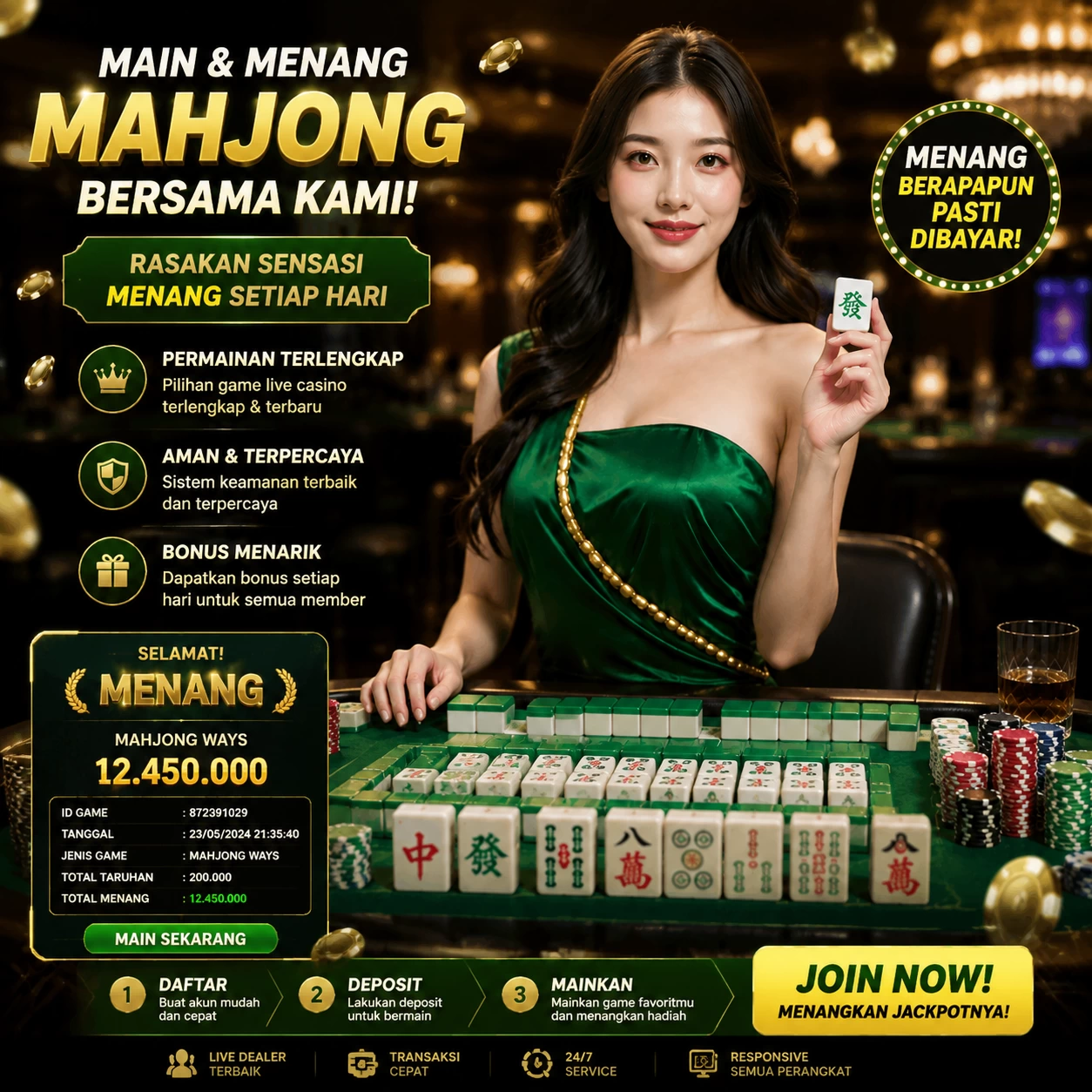 Yang berubah di bujur888: bookmark, e-wallet, turnover